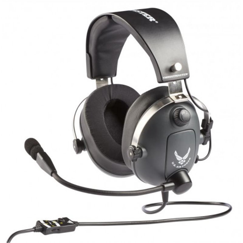 Thrustmaster T.Flight U.S. Air Force Edition Auriculares Diadema Conector de 3,5 mm Negro