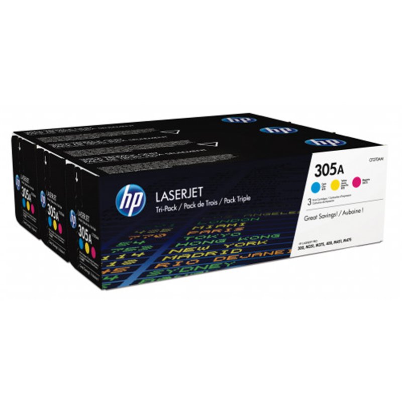 HP 305A TONER HP305A TRICOLOR (CF370AM)