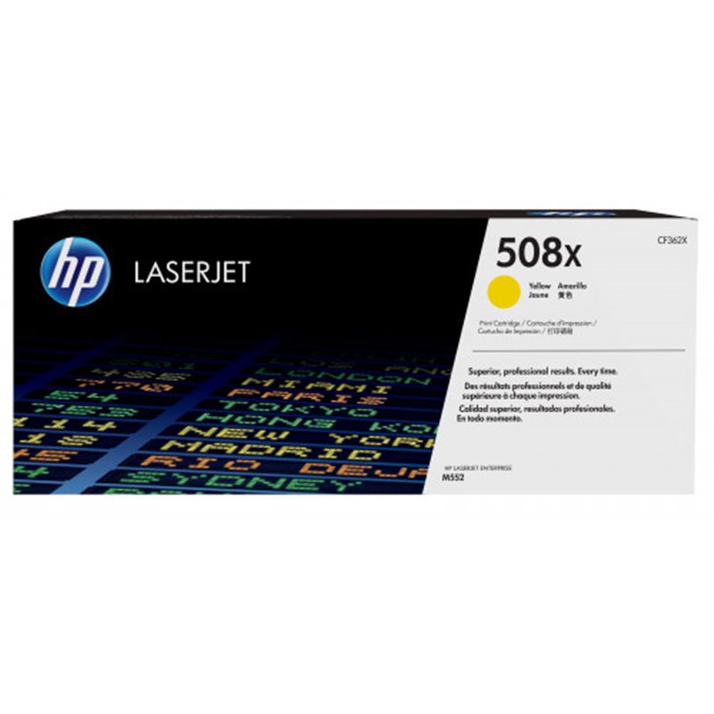 HP 508X TONER HP508X AMARILLO (CF362X)