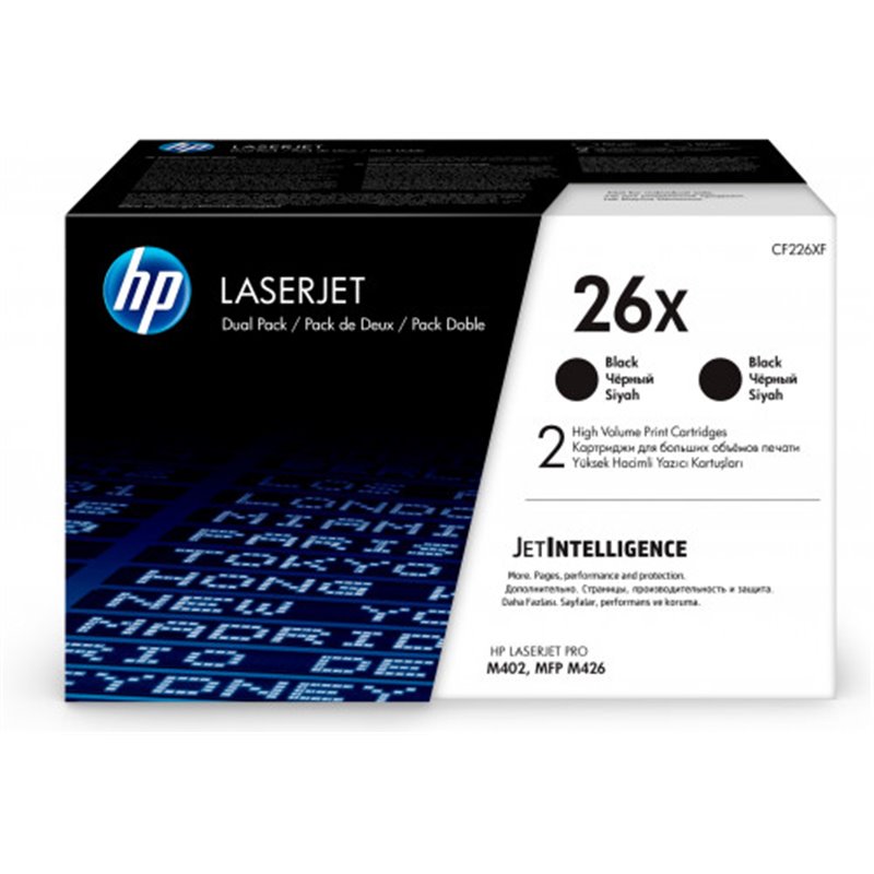 HP 26X TONER HP26X NEGRO (CF226XD)