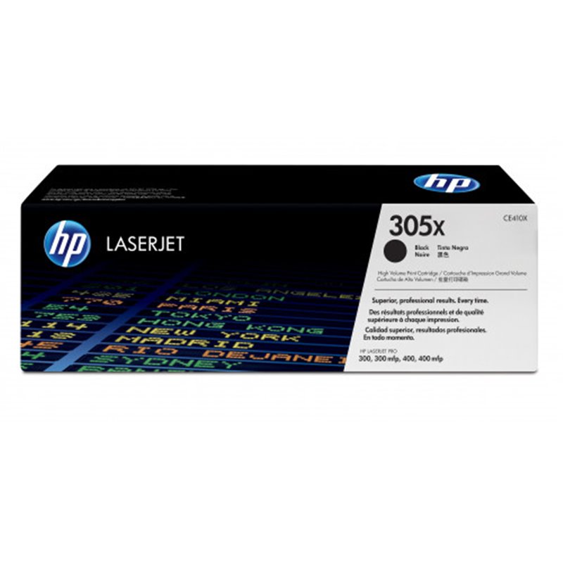 HP 305X TONER HP305X NEGRO (CE410X)