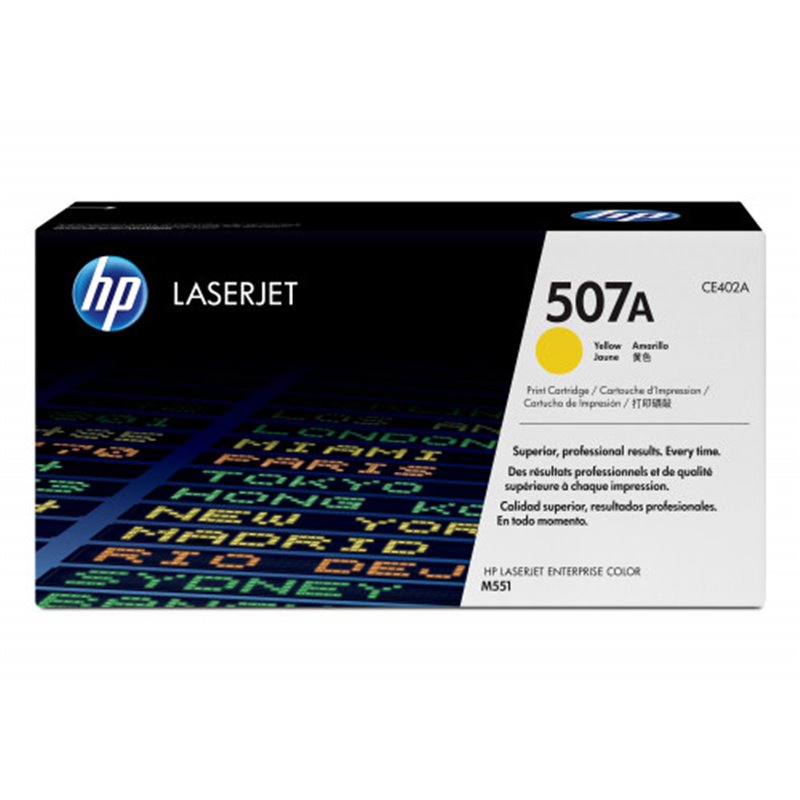 HP 507A TONER HP507A AMARILLO (CE402A)