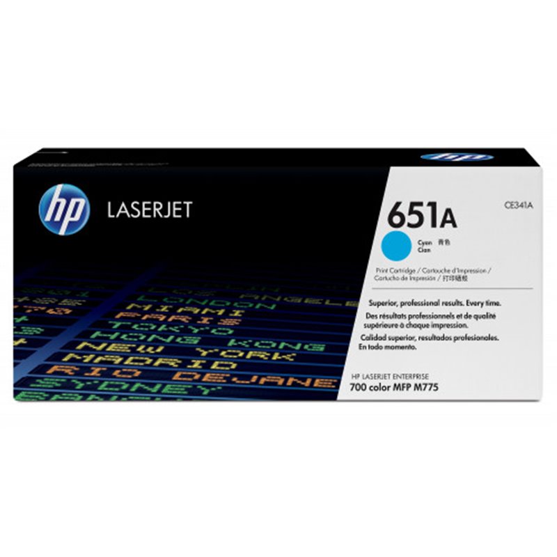 HP 651A TONER CIAN HP651A (CE341A)