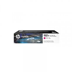 HP Cartucho original PageWide 981Y magenta de alto rendimiento