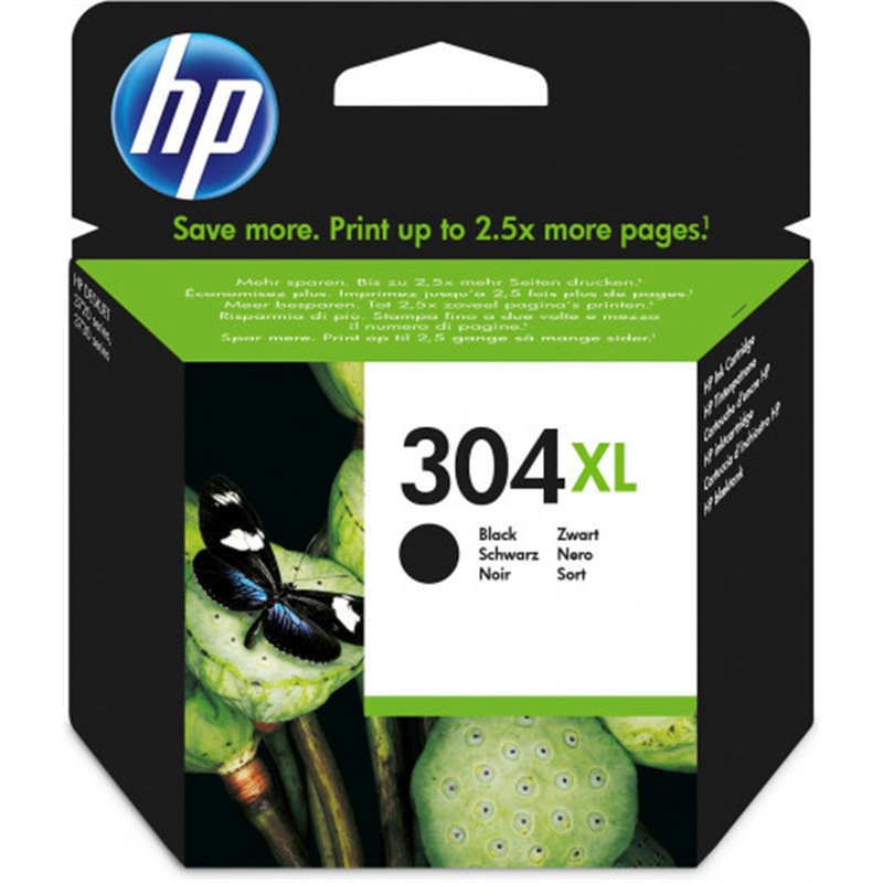 HP 304XL CARTUCHO DE TINTA HP304XL NEGRO (N9K08AE)