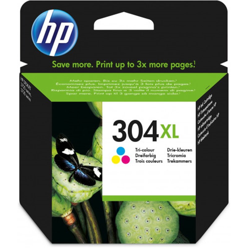 HP 304XL CARTUCHO DE TINTA HP304XL TRICOLOR (N9K07AE)