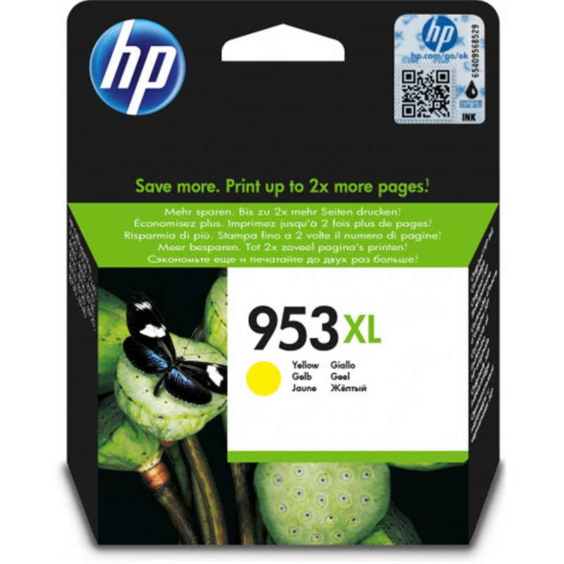 HP 953XL CARTUCHO DE TINTA HP953XL AMARILLO (F6U18AE)