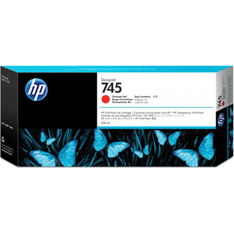 HP 745 CARTUCHO DE TINTA HP745 ROJO (F9K06A)