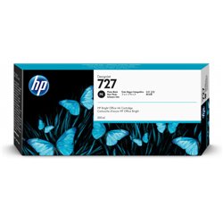 HP Cartucho de tinta DesignJet 727 negro fotográfico de 300 ml