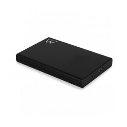 EWENT CARCASA HD 2.5" USB 3.1. SIN TORNILLOS. NEGRO (EW7044)