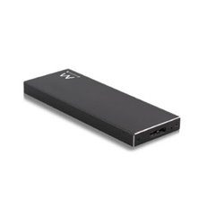 Ewent EW7023 caja para disco duro externo Caja externa para unidad de estado sólido (SSD) Negro