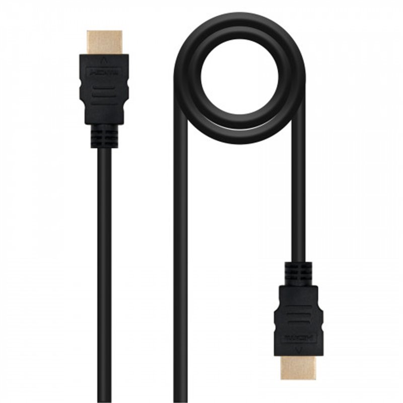 Nanocable HDMI, 5m cable HDMI HDMI tipo A (Estándar) Negro