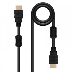 Nanocable CABLE HDMI V1.4 (ALTA VELOCIDAD / HEC) CON FERRITA, A/M-A/M, 10 M