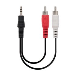 Nanocable CABLE AUDIO ESTEREO 3.5/M-2xRCA/M 1.5 M