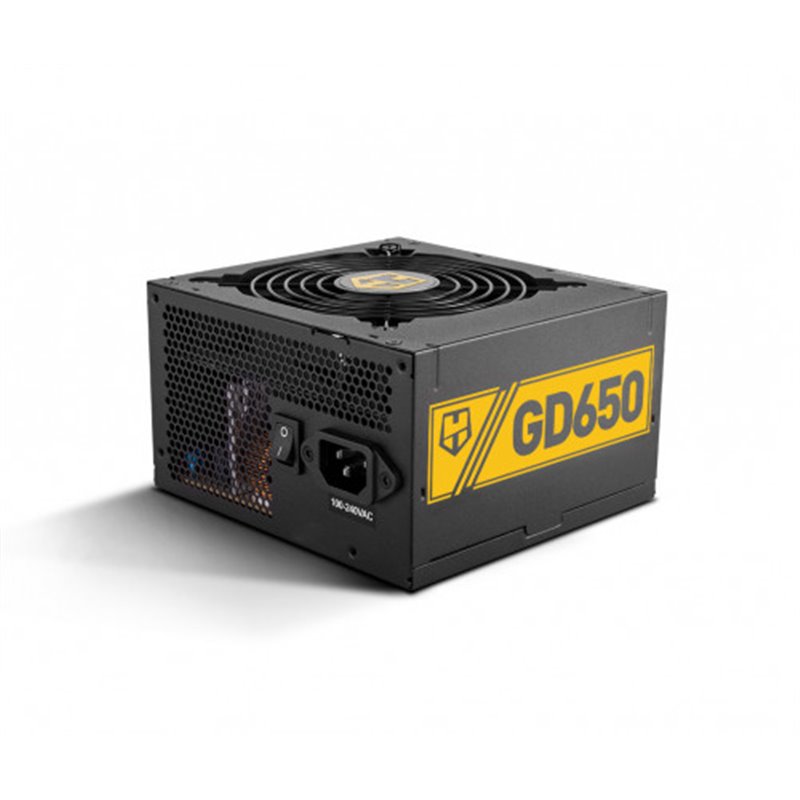 NOX HUMMER GD650 80 PLUS Gold unidad de fuente de alimentación 650 W 24-pin ATX ATX Negro