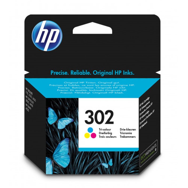 HP 302 CARTUCHO DE TINTA HP302 TRICOLOR (F6U65AE)