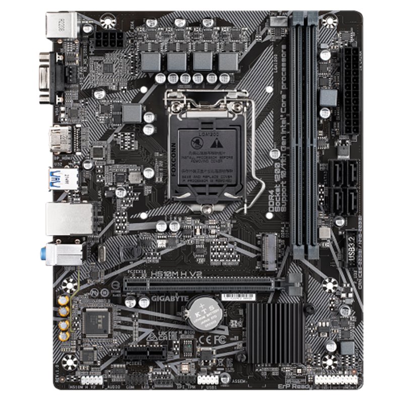 Gigabyte H510M H V2 placa base Intel H510 Express LGA 1200 micro ATX