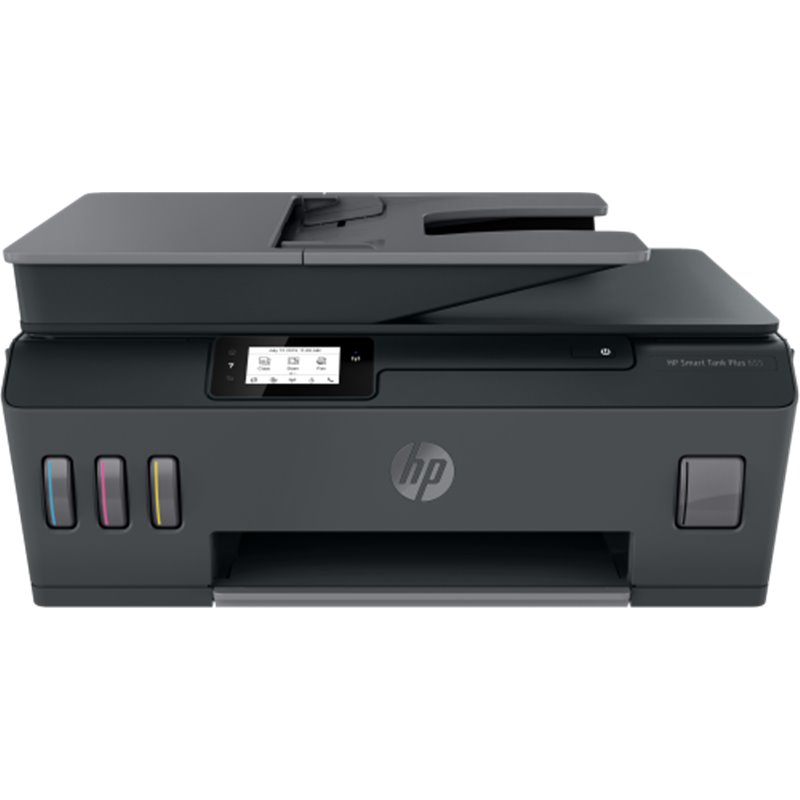 HP Smart Tank Plus Impresora multifunción inalámbrica 655, Impresión, copia, escaneado, fax, AAD y conexión inalámbrica, Escanea