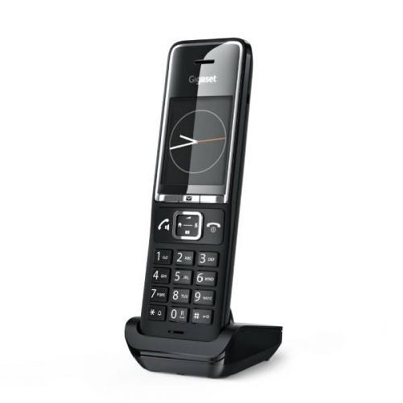 Gigaset COMFORT 550 Teléfono DECT Identificador de llamadas Negro, Cromo