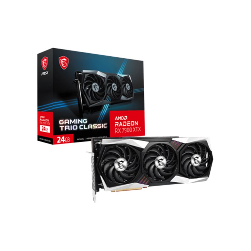 MSI Radeon RX 7900 XTX Gaming Trio Classic 24G AMD Radeon RX 7900 XT 24 GB GDDR6