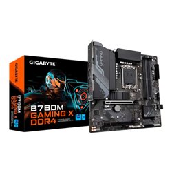 PLACA GIGABYTE B760M GAMING X DDR4,INTEL,1700,B760,4DDR4,128GB,HDMI+DP,4SATA+3M.2,3USB 3.2+USB-C,2.5GB,MATX