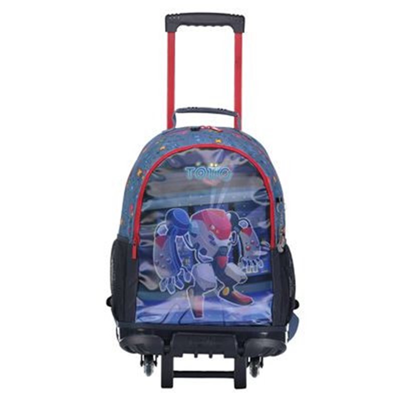 MOCHILA ESCOLAR GRANDE 3 RUEDAS - ATLAS TOTTO MJ03ATA003-2210-2JW