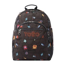 MOCHILA ESCOLAR ESTAMPADO VIDEOJUEGO - CRAYOLES TOTTO MA04ECO029-2210N-3Y7