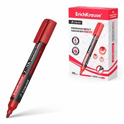 MARCADOR PERMANENTE CON TINTA LÍQUIDA LP-600 TINTA COLOR ROJO ERICH KRAUSE 48771