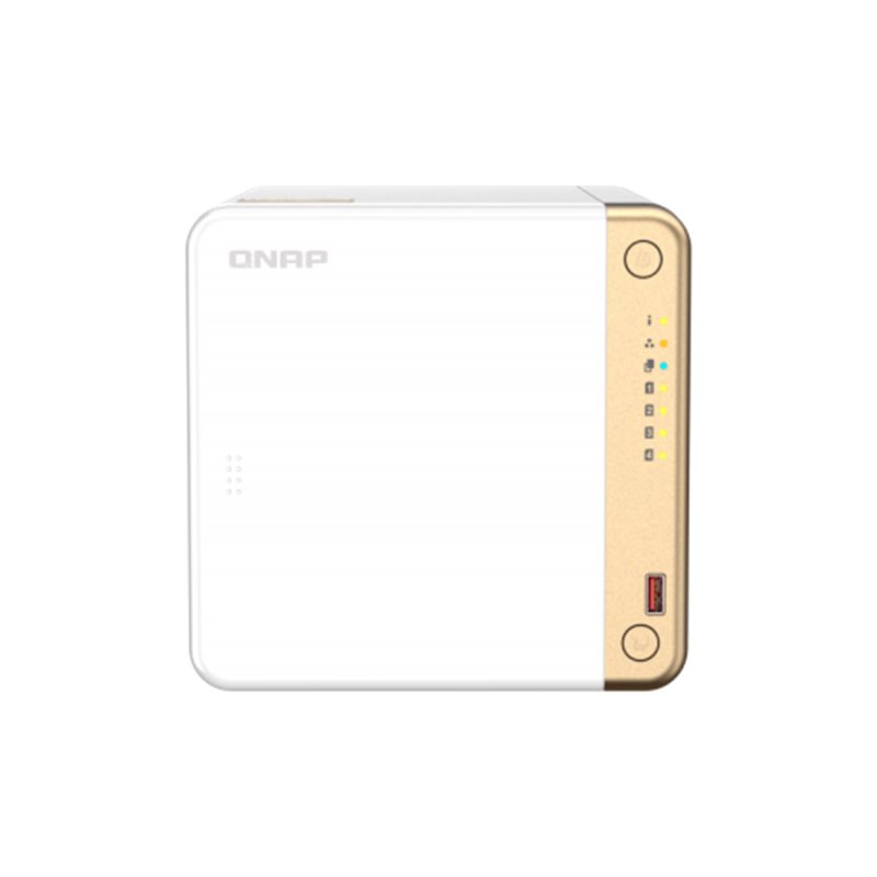 QNAP TS-462-4G servidor de almacenamiento NAS Torre Ethernet Blanco N4505