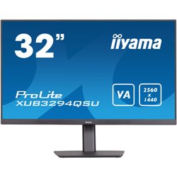 iiyama ProLite XUB3294QSU-B1 pantalla para PC 80 cm (31.5") 2560 x 1440 Pixeles Wide Quad HD LCD Negro