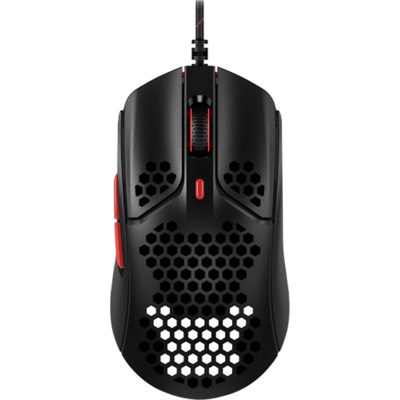 HyperX Ratón gaming Pulsefire Haste (negro-rojo)