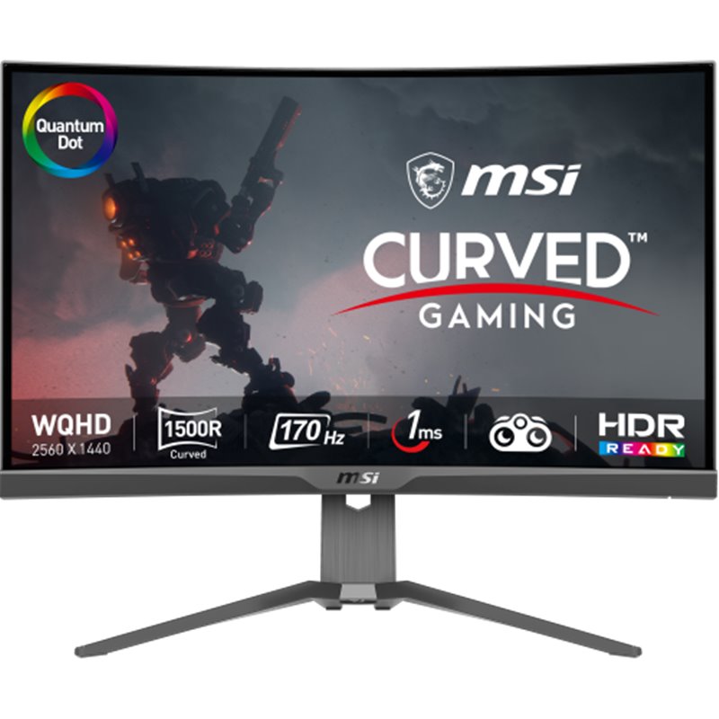 MSI MAG 275CQRF QD pantalla para PC 68,6 cm (27") 2560 x 1440 Pixeles Wide Quad HD Negro