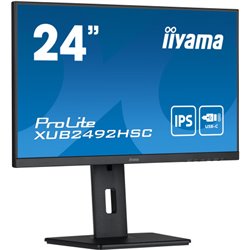 iiyama ProLite XUB2492HSC-B5 LED display 61 cm (24") 1920 x 1080 Pixeles Full HD Negro