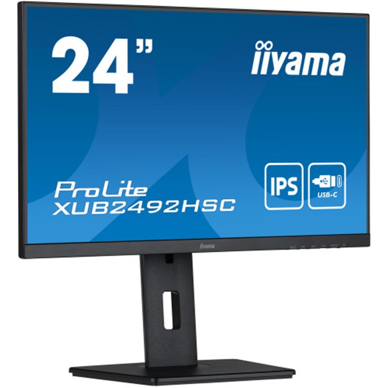 iiyama ProLite XUB2492HSC-B5 LED display 61 cm (24") 1920 x 1080 Pixeles Full HD Negro