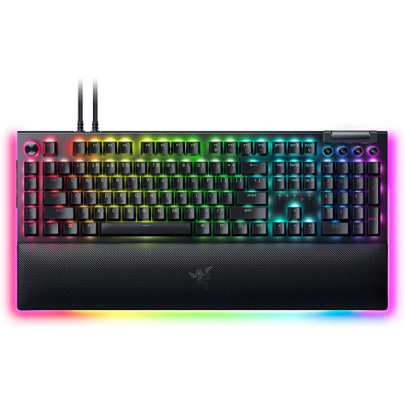 TECLADO RAZER BLACKWIDOW V4 PRO GREEN SWITCH (USA) (RZ03-04680100-R3M1)