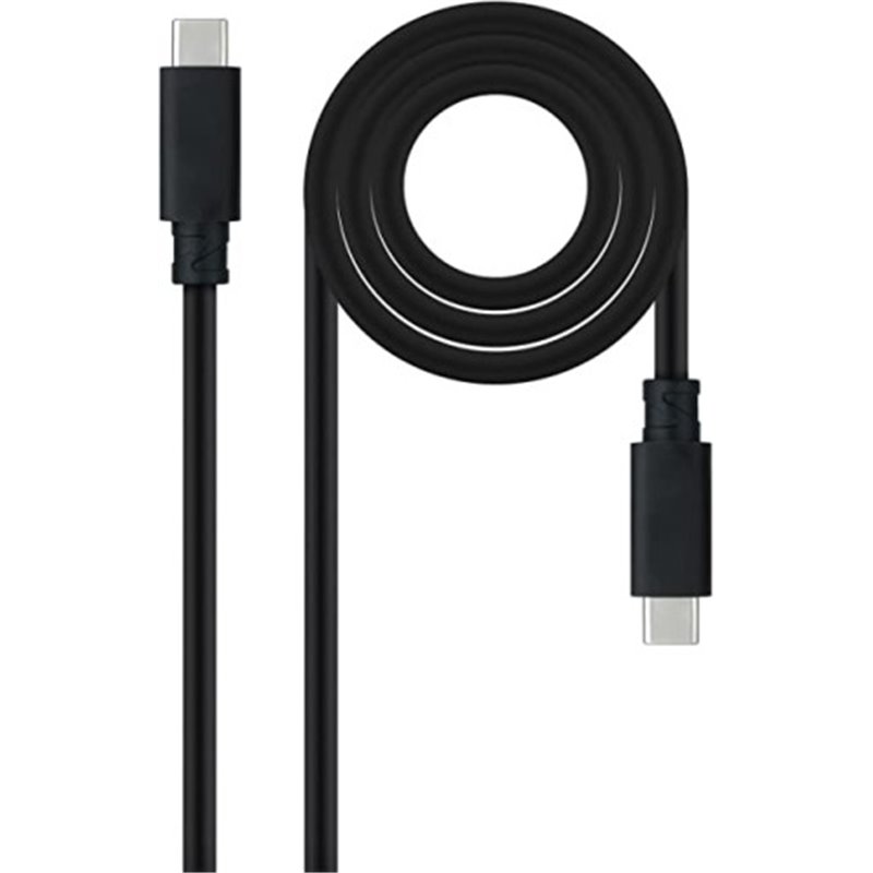 NANOCABLE CABLE USB 3.1 GEN2 10GBPS 5A, 4K/60HZ, USB-C/M-USB