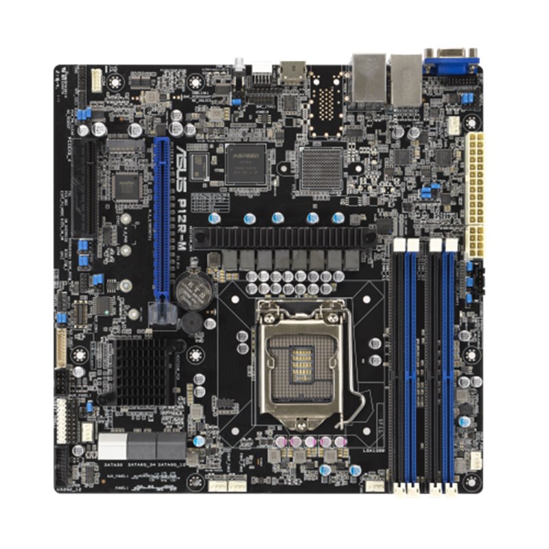 ASUS P12R-M Intel C252 LGA 1200 micro ATX