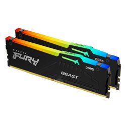 Kingston Technology FURY Beast RGB módulo de memoria 64 GB 2 x 32 GB DDR5 5200 MHz