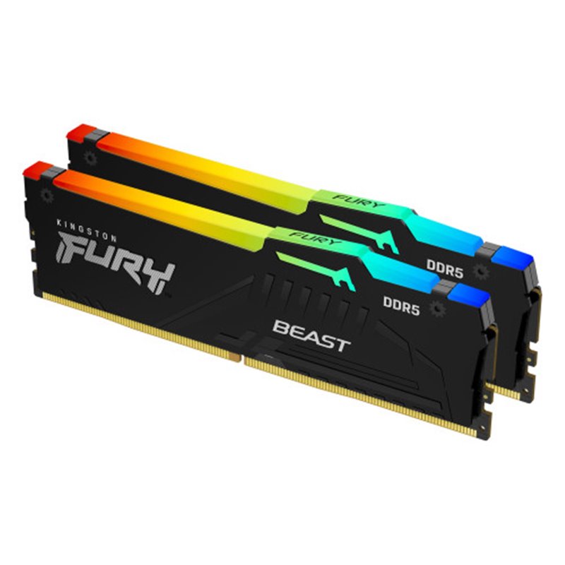 Kingston Technology FURY Beast RGB módulo de memoria 64 GB 2 x 32 GB DDR5 5200 MHz