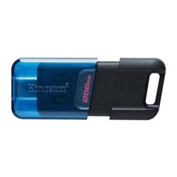 Kingston Technology DataTraveler 80 unidad flash USB 256 GB USB Tipo C 3.2 Gen 1 (3.1 Gen 1) Negro, Azul