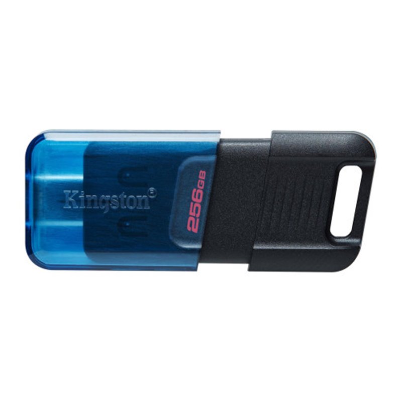 Kingston Technology DataTraveler 80 unidad flash USB 256 GB USB Tipo C 3.2 Gen 1 (3.1 Gen 1) Negro, Azul