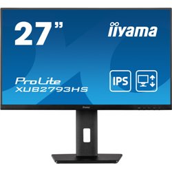 iiyama ProLite XUB2793HS-B5 LED display 68,6 cm (27") 1920 x 1080 Pixeles Full HD Negro