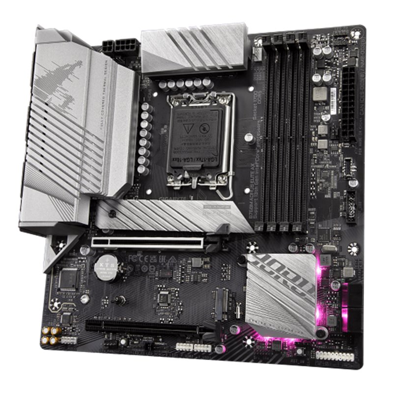 Gigabyte B760M AORUS ELITE AX placa base LGA 1700 micro ATX