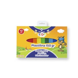 PLASTILINA 12 COLORES BARRITAS 12,5 GRS UD BISMARK 327751