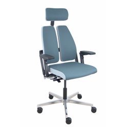 SILLA XILIUM DUO TRASLAK X-MOVE BONDAI GRIS BRAZO 4D CABECERO GRIS PIQUERAS Y CRESPO 365DTKNBN80108078B3DC