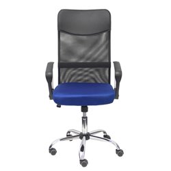 SILLA GONTAR RESPALDO MALLA NEGRO ASIENTO AZUL PIQUERAS Y CRESPO 31BM8403D229CRRP