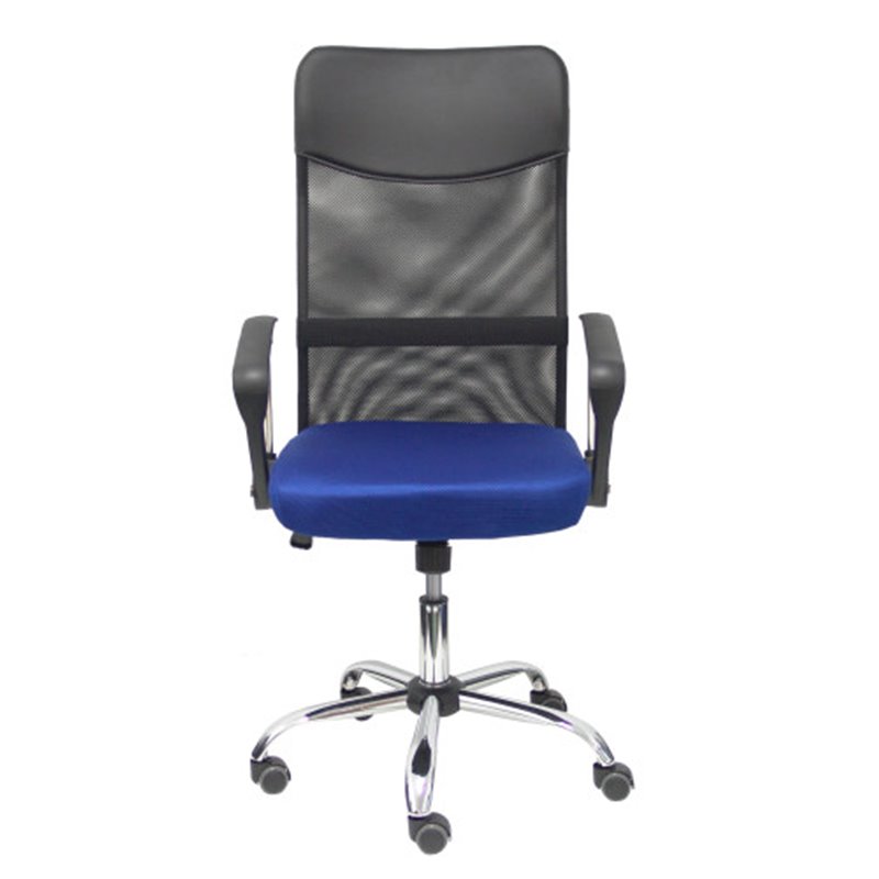 SILLA GONTAR RESPALDO MALLA NEGRO ASIENTO AZUL PIQUERAS Y CRESPO 31BM8403D229CRRP