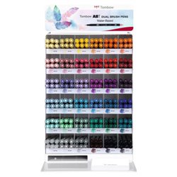 PACK ROTULADORES ABT DUAL BRUSH EXPOSITOR MOD-36C-DIS+CABECERAS KIT-216 ROTULADORES PINCEL (36 COL.)TOMBOW ABT-MOD-36C-1-CONT