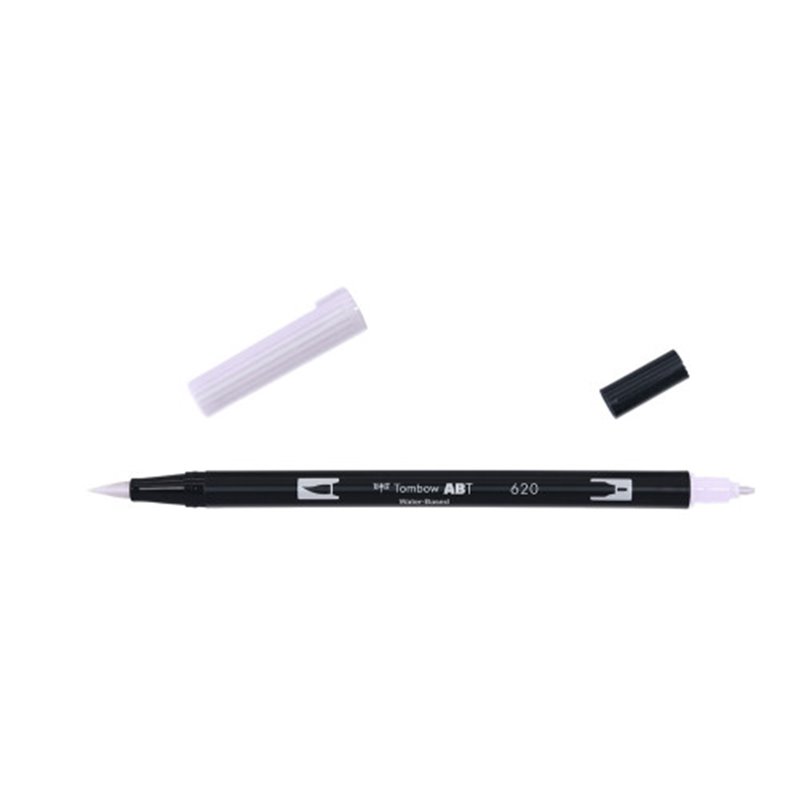 ROTULADOR DOBLE PUNTA PINCEL DUAL BRUSH-620 - COLOR LILAC. TOMBOW ABT-620