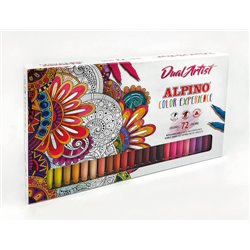 ESTUCHE 72 ROTULADORES DUAL ARTIST COLOR EXPERIENCE ALPINO AR000197